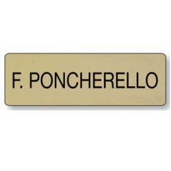 F. Poncherello Name Badge